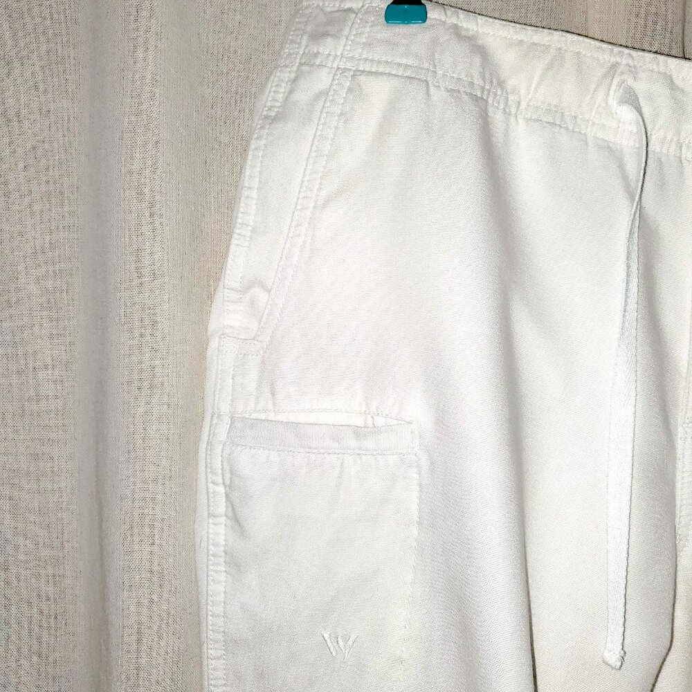 White Sierra Skimmer Size 12 White Rayon/Cotton Blend 34"W X 13"L - please read! - Picture 7 of 11
